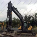 Excavator with a Volvo Delete kit