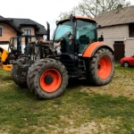 Kubota M135X tractor