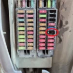 Hitachi Fuse Box - DCU fuse removed
