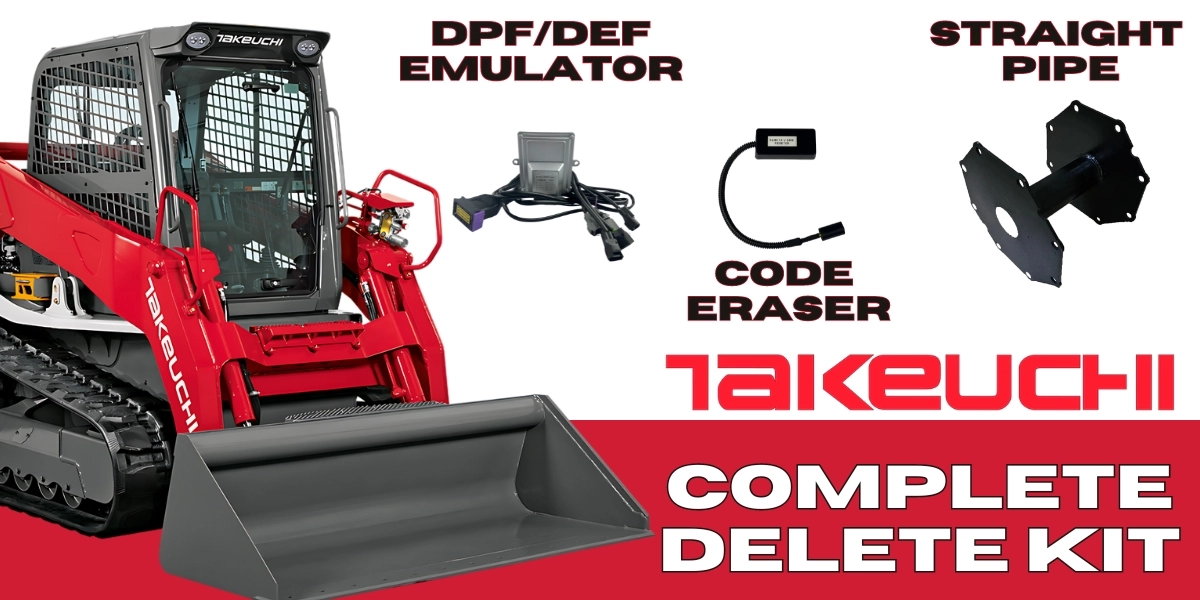 4DPF Takeuchi DPF Delete Kit - Fast Plug and Play Delete