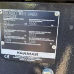 Yanmar 4TNV86 engine tag