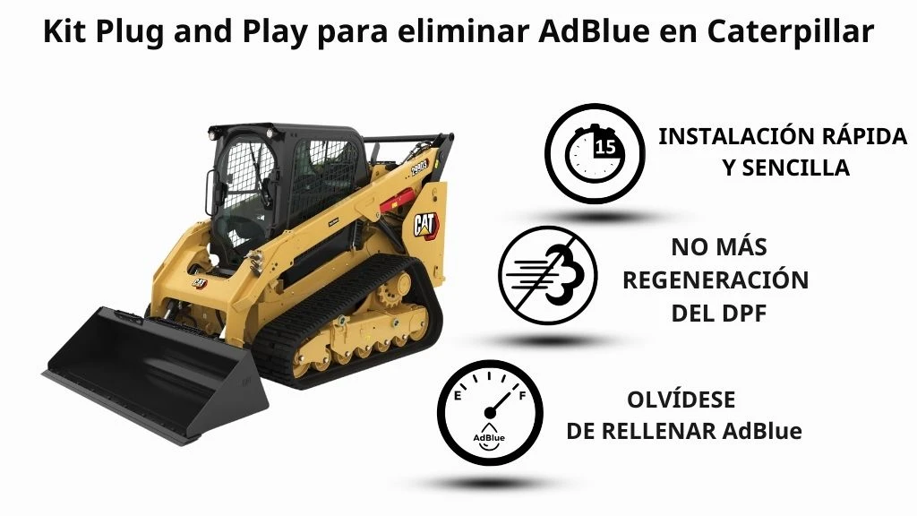 Kit completo de Eliminación de DPF para Caterpillar