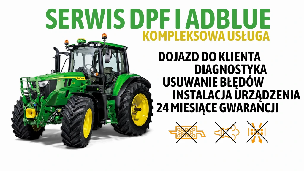 john deere usuwanie dpf