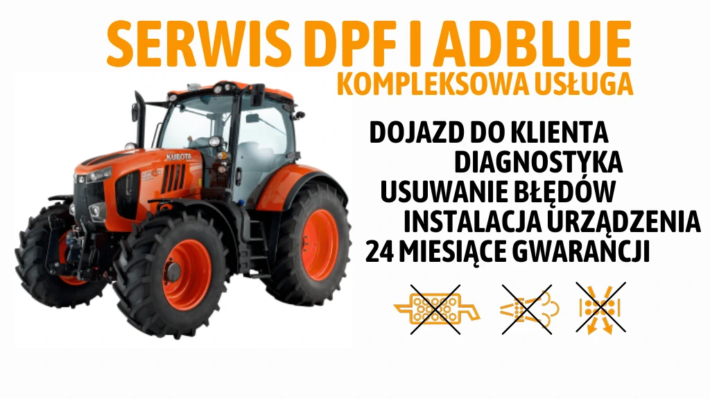 Usuwanie DPF Kubota