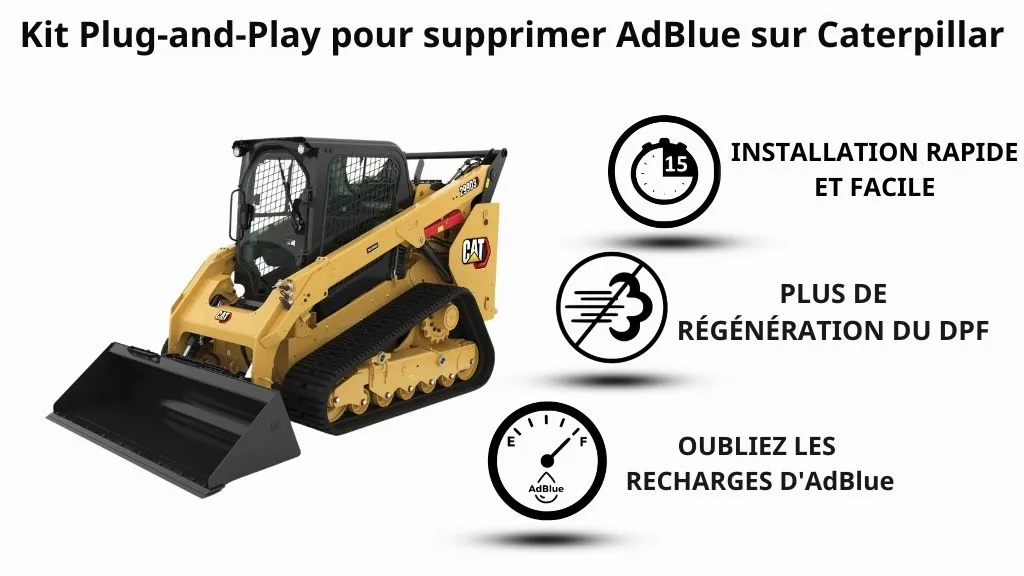 caterpillar dpf supprimer