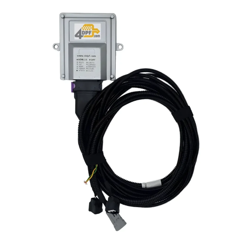 Isuzu DPF DEF emulator with plug and play connectors
