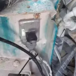 conector eléctrico del motor Scania instalado en Powerscreen