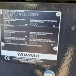 Yanmar 4TNV86 Motor-Typenschild