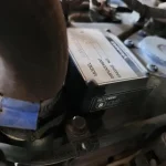 Yanmar 4TNV88 DPF-Motor-Typenschild