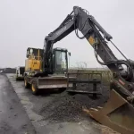 excavadora volvo ew160e con sistema dpf scr motor diesel
