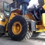 sistema dpf en cargadora volvo l180 con componentes de emisiones