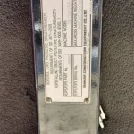 placa identificacion motor yanmar instalada en maquinaria