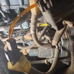case with FPT engine fuel rail